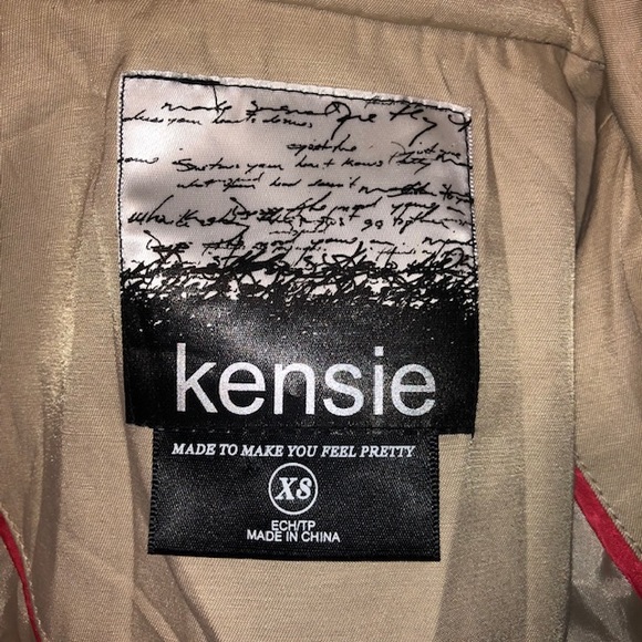 Kensie Ladies Trnch Coat Size XS - Picture 4 of 6
